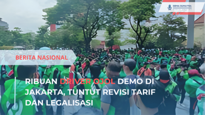 Driver Ojol Demo di Jakarta, Tuntut Revisi Tarif dan Legalisasi