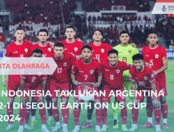 Indonesia Taklukan Argentina 2-1 di Seoul Earth on Us Cup 2024