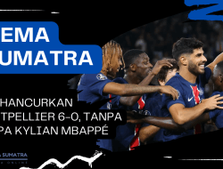 PSG Hancurkan Montpellier 6-0, Tanpa Kylian Mbappé