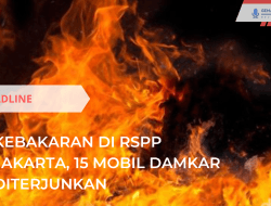 Kebakaran di RSPP Jakarta, 15 Mobil Damkar Diterjunkan