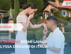 Al Ghazali Resmi Lamar Alyssa Disguise di Italia