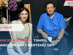 Angel Karamoy Tampil Anggun saat Bertemu SBY