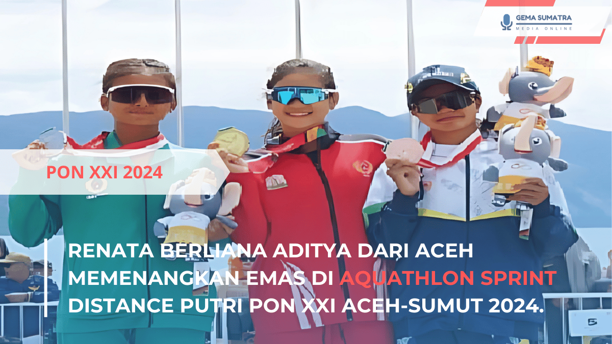 Ket foto: Cabor Aquathlon Sprint (Sumber Foto: Instagram/ponxxiaceh)