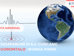 Gempabumi M 6.4 Guncang Gorontalo, Warga Panik