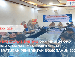 Inspektorat Sabang Dampingi 36 OPD dalam Manajemen Risiko