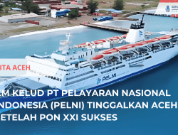 KM Kelud Tinggalkan Aceh Setelah PON XXI Sukses