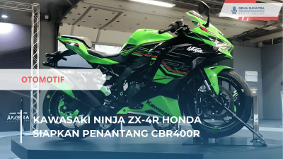 Kawasaki Ninja ZX-4R Honda Siapkan penantang CBR400R