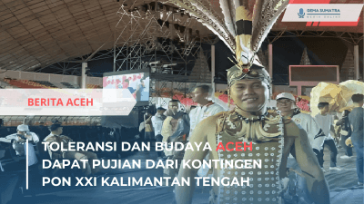 Ket foto: Kontingen Kalimantan tengah (Sumber Foto: Instagram/acehreal__)