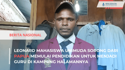 Ket foto: Mahasiswa UNIMUDA dari Papua (Sumber Foto: Instagram/tangsel.info)