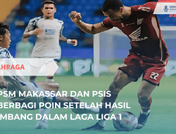 PSM Makassar vs PSIS, Pertandingan Seru Berakhir Imbang