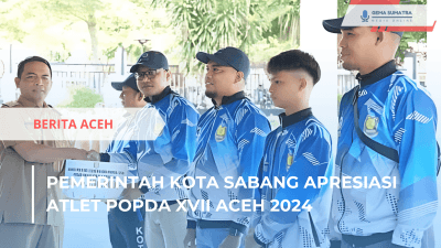 Ket foto: Pemerintah Kota Sabang Serahkan Penghargaan (Sumber foto: Instagram/humas_kotasabang)