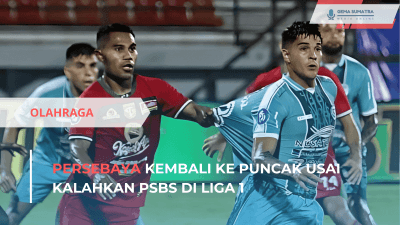 Ket foto: Persebaya vs PSBB (Sumber Foto: Instagram/psbsofficial)