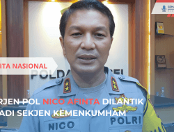 Irjen Pol Nico Afinta Dilantik Jadi Sekjen Kemenkumham