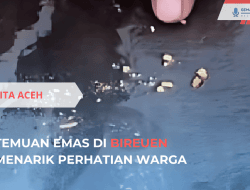 Temuan Emas di Bireuen Menarik Perhatian Warga