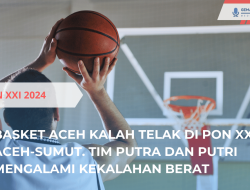 Basket Aceh Kalah Telak di PON XXI Aceh-Sumut