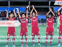 Aceh Kalahkan Jawa Barat 2-1 di PON XXI Aceh-Sumut