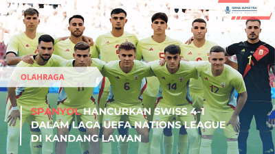 Spanyol Hajar Swiss 4-1 di UEFA Nations League