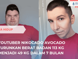 Nikocado Avocado Turunkan Berat Badan 113 Kg dalam 7 Bulan