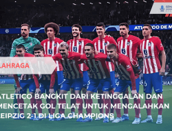 Griezmann dan Gimenez Bawa Atletico Kalahkan Leipzig 2-1