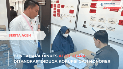 Ket foto: Bendahara Korupsi Gaji Honorer (Sumber Foto: Instagram/kabaraceh)