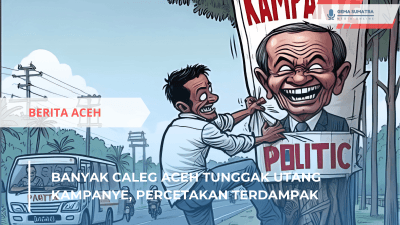 Ket foto: Caleg Tunggak Hutang Kampanye (Sumber Foto: Instagram/kabaraceh)