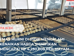 Harga Emas Murni Melambung di Pidie Awal Oktober 2024