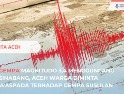 Gempa Terkini Guncang Sinabang, Aceh