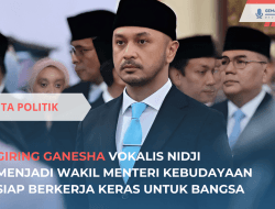 Giring Ganesha Siap Kerja Keras Sebagai Wakil Menteri