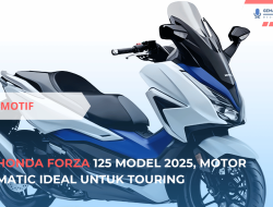 Honda Forza 125 Model 2025, Motor Matic Ideal untuk Touring