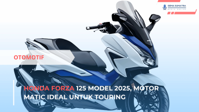 Honda Forza 125 Model 2025, Motor Matic Ideal untuk Touring