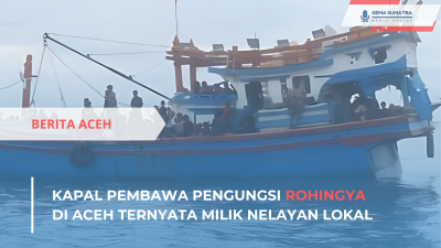 Ket foto: Kapal Rohingya (Sumber Foto: Instagram/kabaraceh)