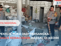 Pemilik Toko Jadi Tersangka Kasus Keracunan Massal di Kediri