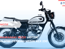 Kawasaki W230 Motor Klasik dengan Mesin KLX 230