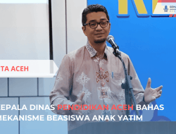 Kepala Dinas Pendidikan Aceh Bahas Beasiswa Anak Yatim