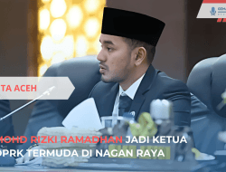 Mohd Rizki Ramadhan Jadi Ketua DPRK Termuda di Nagan Raya
