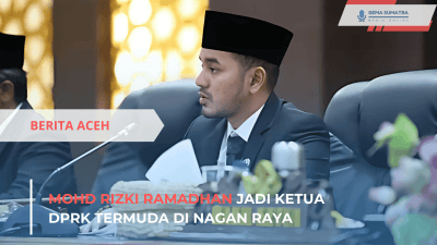 Ket foto: Ketua DPRK Termuda di Nagan Raya (Sumber Foto: Instagram/berita_aceh)