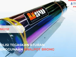 Polisi Tegaskan Aturan Penggunaan Knalpot Brong