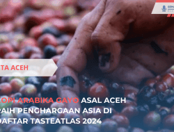 Kopi Arabika Gayo Raih Penghargaan Tertinggi di Asia