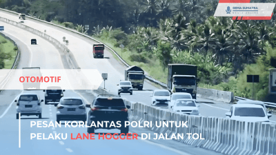 Pesan Korlantas Polri untuk Pelaku Lane Hogger di Jalan Tol