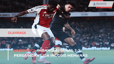 Liverpool Imbangi Arsenal 2-2, Persaingan Liga Inggris Memanas
