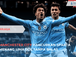Manchester City Hancurkan Sparta, Menang Lima Gol Tanpa Balas