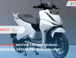 Alva N3, Motor Listrik Murah dengan Skema Penjualan Unik