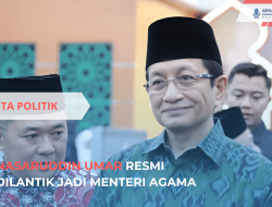 Nasaruddin Umar Resmi Dilantik Jadi Menteri Agama