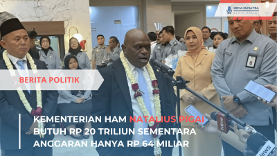 Kementerian HAM Butuh Rp 20 Triliun, Kata Natalius Pigai