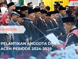 Pelantikan Anggota DPRA Periode 2024-2029
