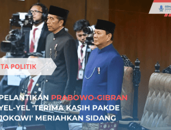 Momen Kekeluargaan di Pelantikan Prabowo-Gibran