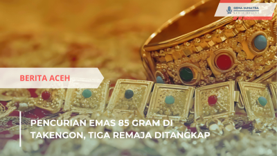 Pencurian Emas 85 Gram di Takengon, Tiga Remaja Ditangkap