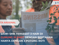 Siswi SMK Tersesat 3 Hari di Gunung Slamet