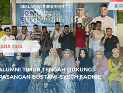 Alumni Timur Tengah Dukung Pasangan Bustami-Syech Fadhil