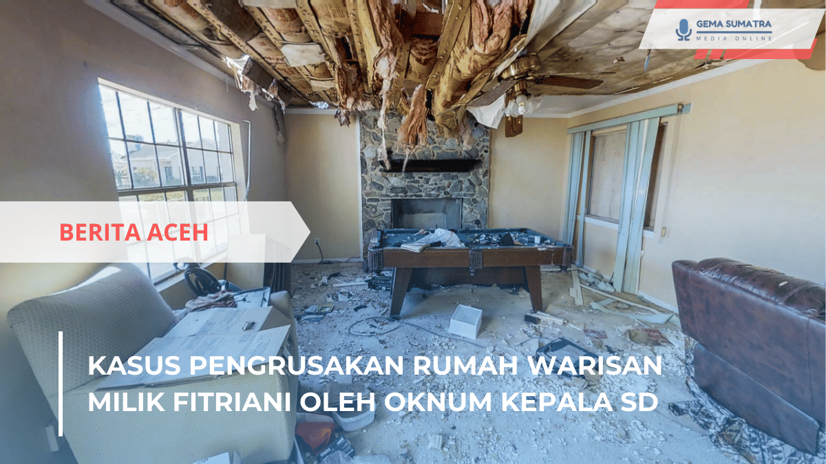 Ket foto: Pengrusakan Rumah Warisan, Ilustrasi/Gemasumatra